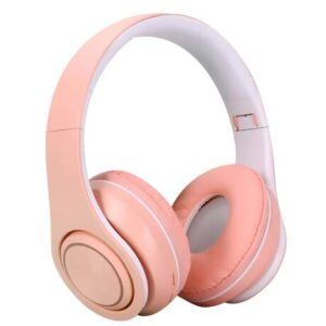Auriculares Headset P39 Bluetooth Recargable Ub Rosado