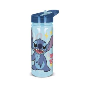 Botella Plastica Infantil Con Sorbito 620Ml Stitch