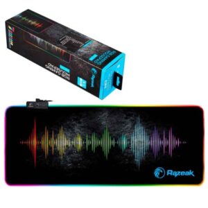 Mouse Pad Gamer Razeak Iluminacion Rgb Extra Grande
