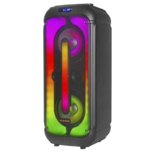 Parlante 2X8 Luces Led Bateria Recargable Con Microfono Ub