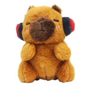 Peluche Capibara Con Auriculares 23Cm