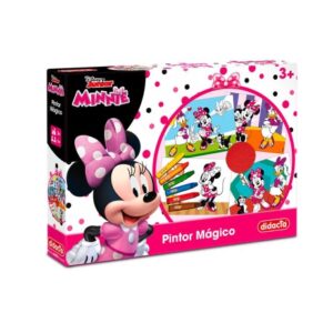 Pintor Magico Minnie Mouse Didacta Con Crayones Y Laminas