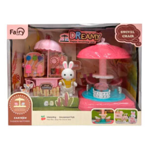 Playset Bay Dreamy Familia De Conejos Sillas Carrousel