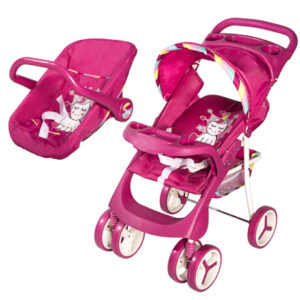 Set De Accesorios X2 Munecas Bebesit Coche Y Babysilla
