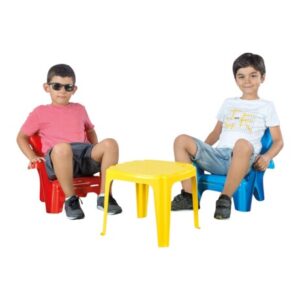 Set Infantil Dolu Mesa Con 2 Sillas