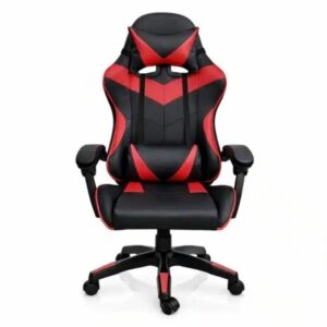 Silla Gamer Ergonomica Con Masajes Negra Y Roja