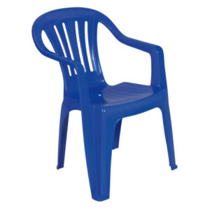 Silla Plastica Mor Bela Vista Apoya Brazos Azul