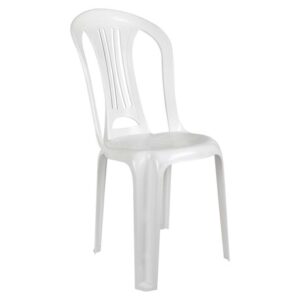 Silla Plastica Mor Sin Apoya Brazos Blanco
