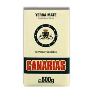 Yerba Mate Canarias Te Verde Y Jengibre 500Gr